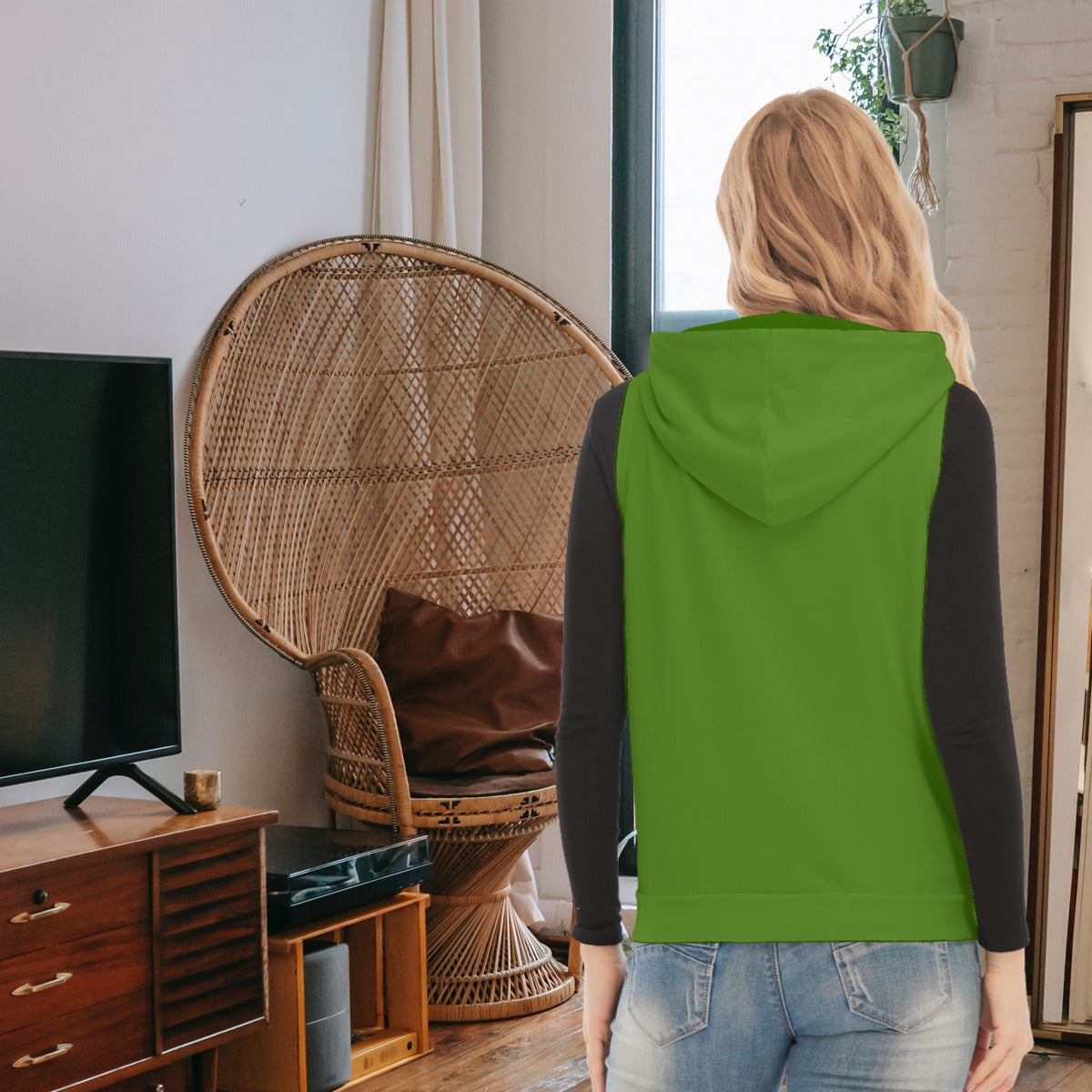 fz women's sleeveless hoodie