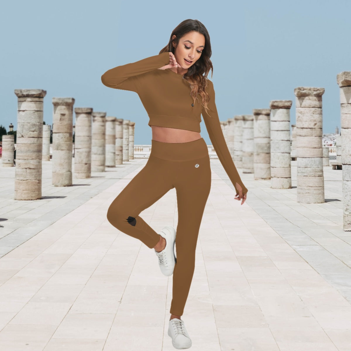 fz women's sport top and leggings suit