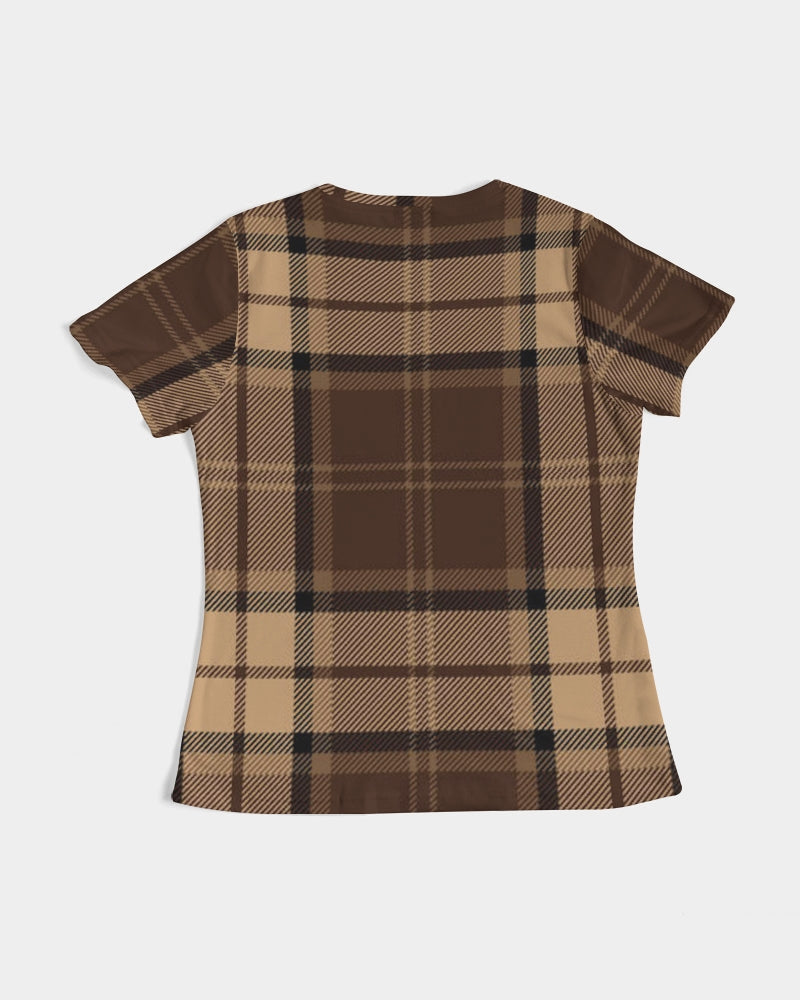 fz plaid women's tee