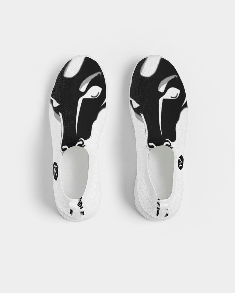 the white bull women's slip-on flyknit shoe