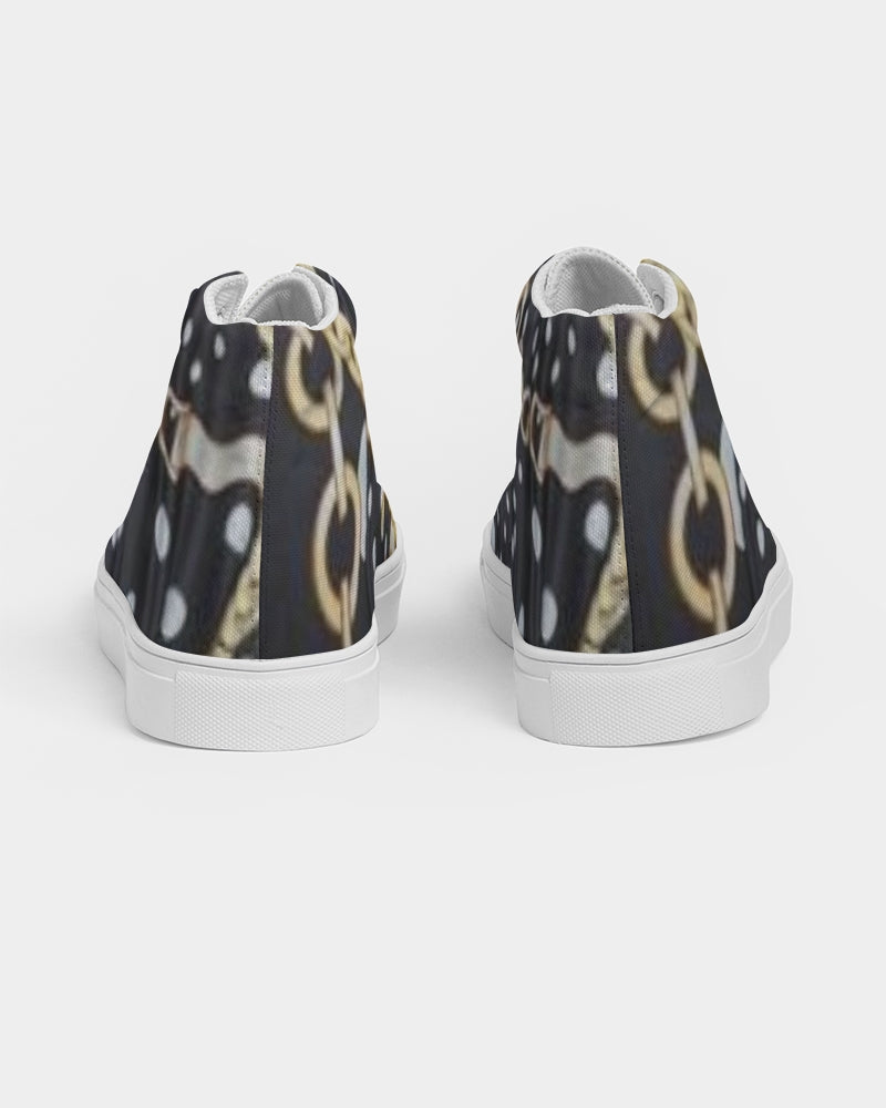 fzwear designer men's hightop canvas shoe