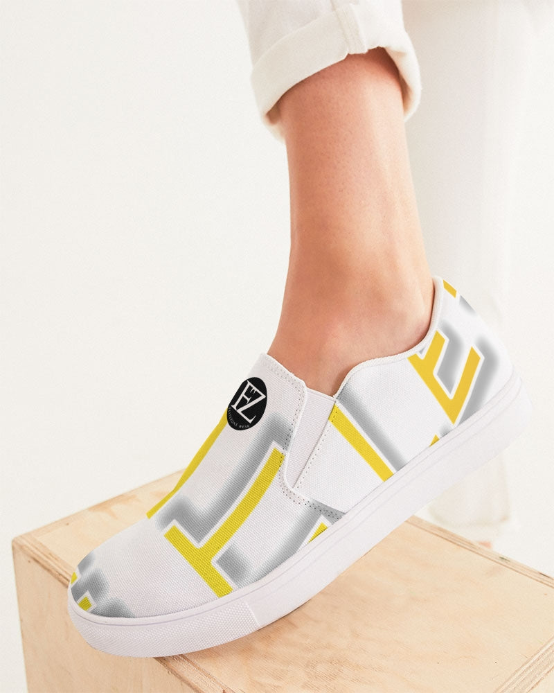 white zone upgraded women's slip-on canvas shoe