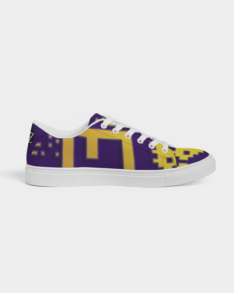 purple flite women's faux-leather sneaker