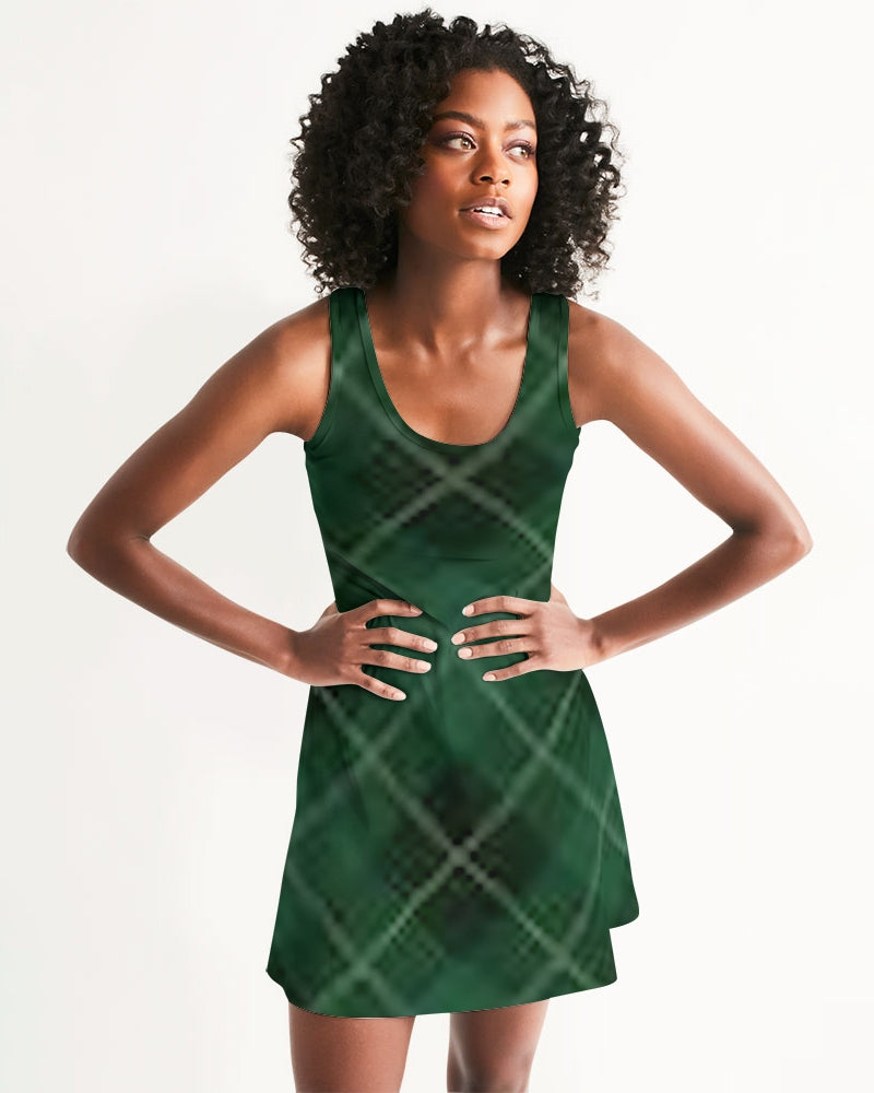 fzwear plaid women's racerback dress
