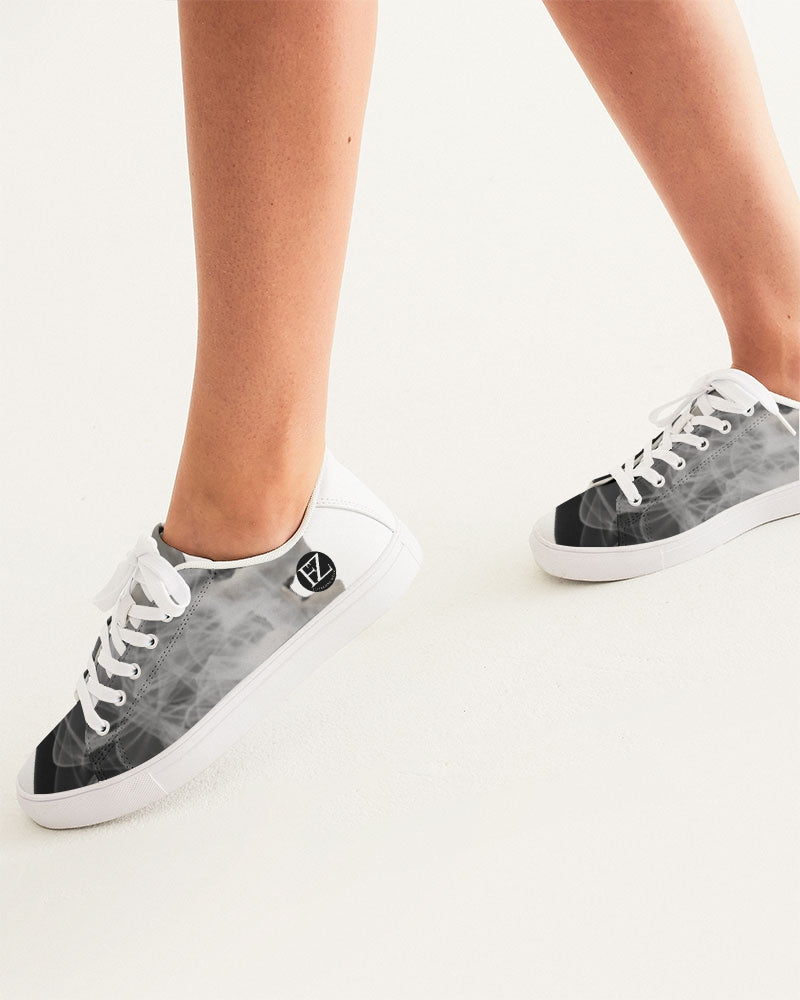 clean stamp women's faux-leather sneaker