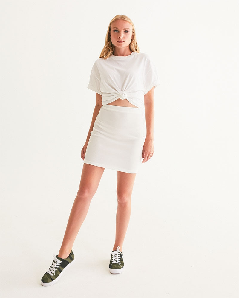 darker shade women's faux-leather sneaker