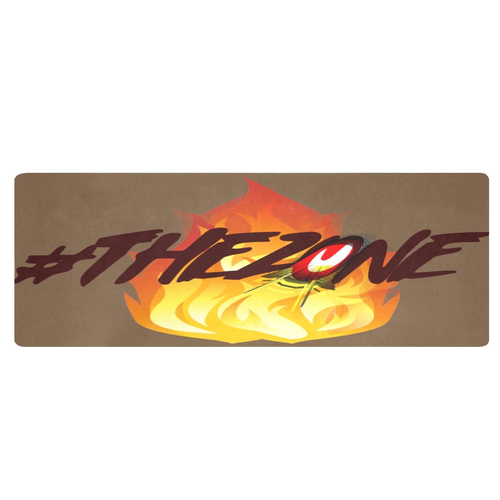 fz zone kitchen mat one size / fz kitchen zone mat - brown kitchen mat 48"x17"