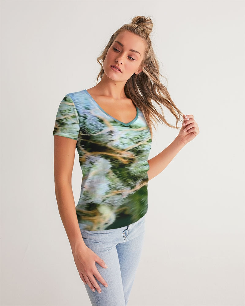 fz nature upgraged women's v-neck tee