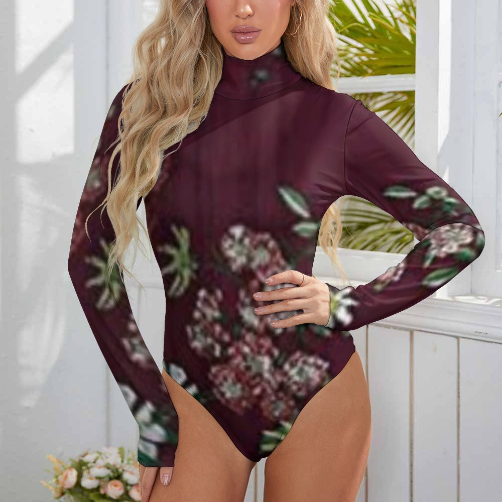 FZ Women's Turtleneck Long Sleeve Bodysuit - FZwear