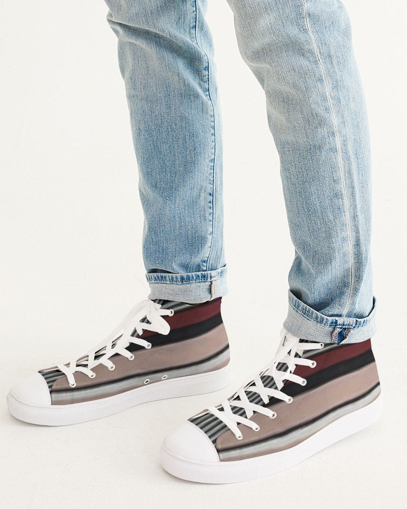 fz stripe zone men's hightop canvas shoe