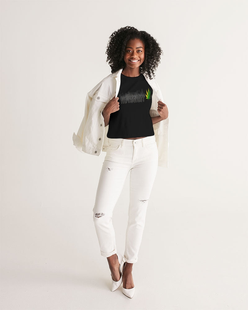 plain flite women's cropped tank