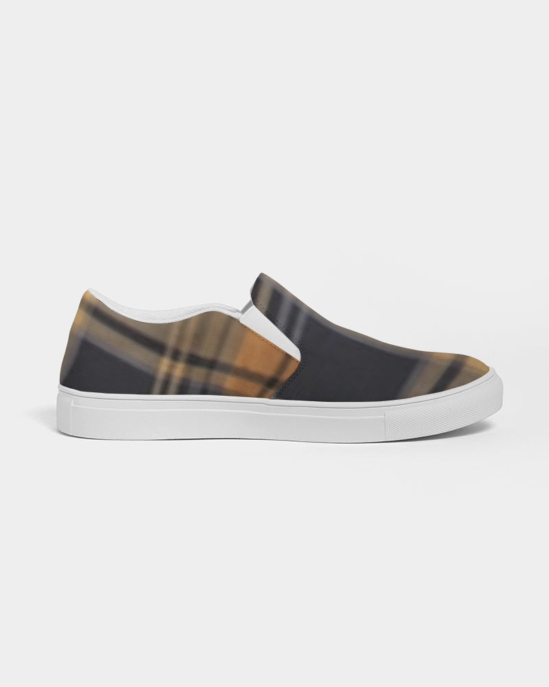 fz plaid women's slip-on canvas shoe