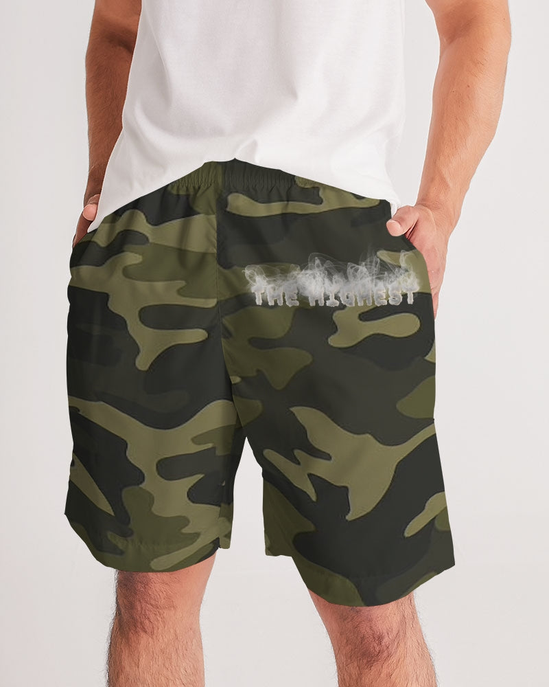 darker shade men's jogger shorts