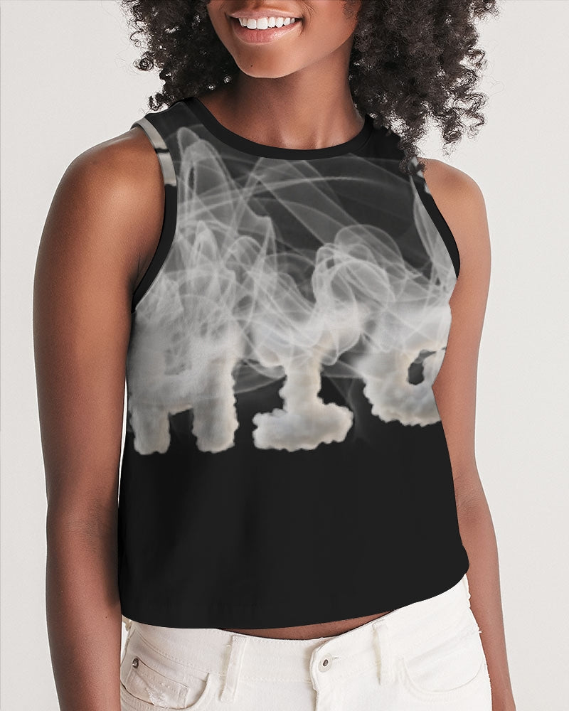 smoking the highest women's cropped tank