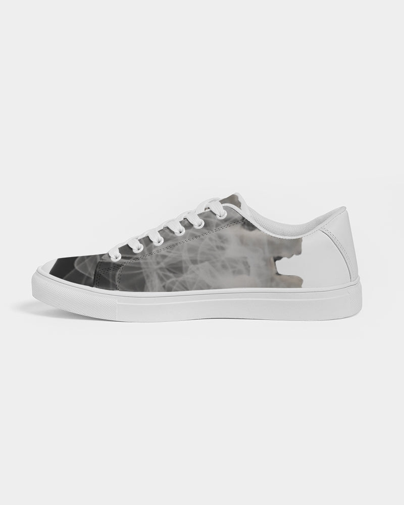 clean stamp women's faux-leather sneaker