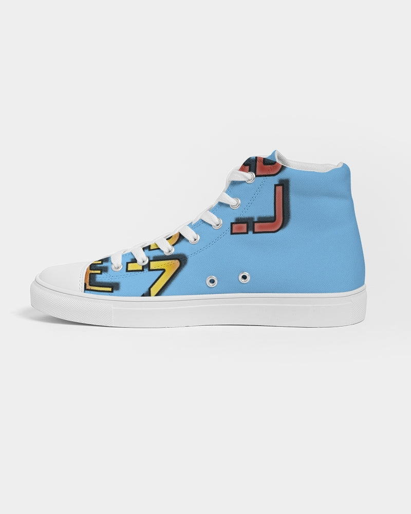 blue sky zone women's hightop canvas shoe