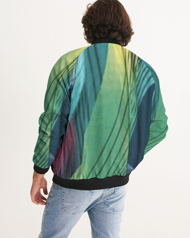 fzwear stripe men's bomber jacket