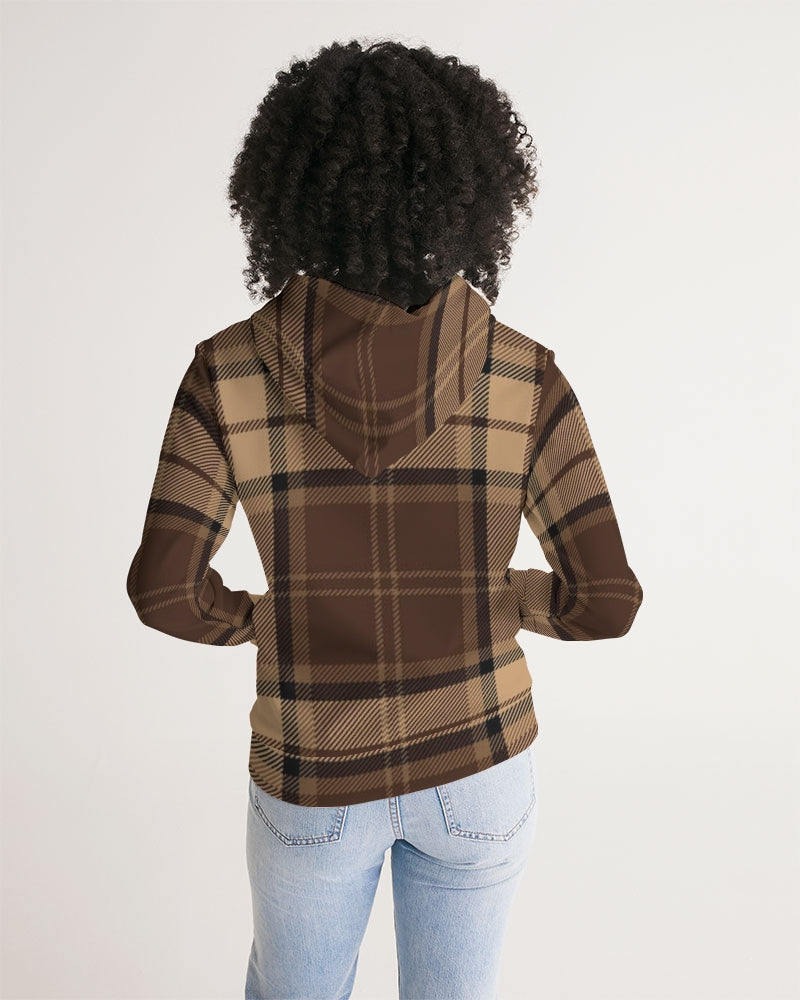 fz plaid women's hoodie