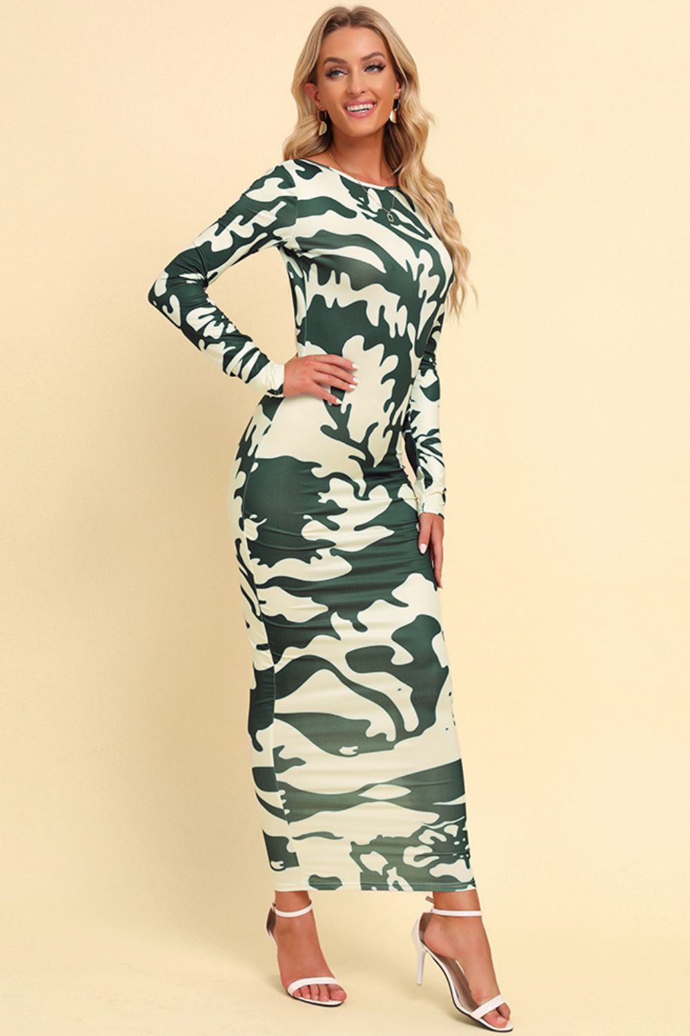 FZ Women's Printed Backless Maxi Dress - FZwear