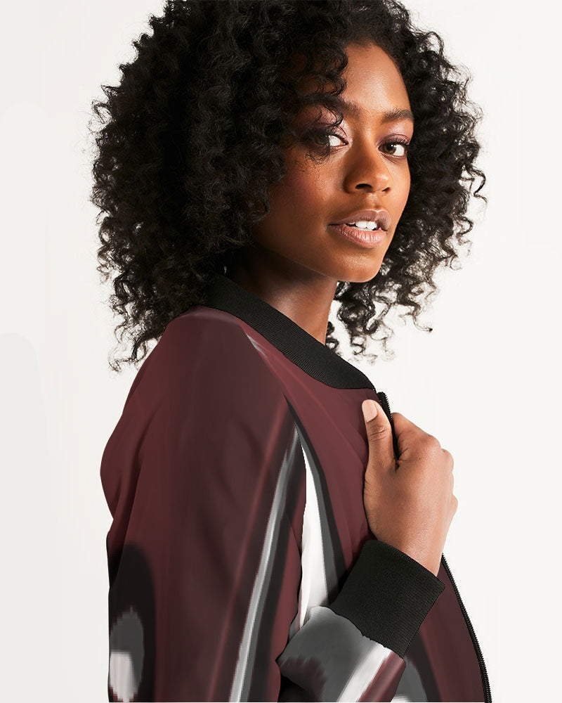 the zone circle women's bomber jacket