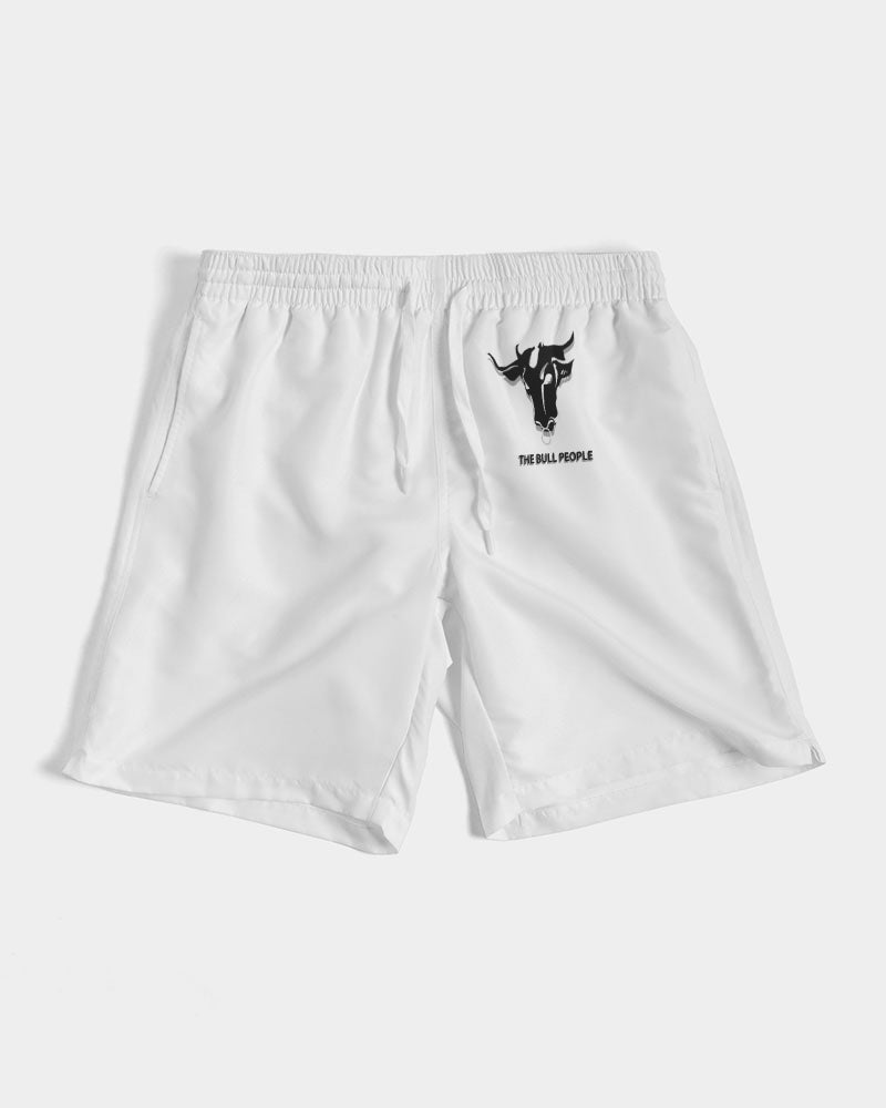 the white bull men's swim trunk