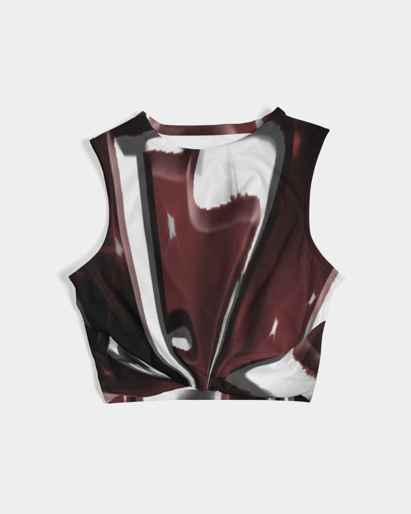 the zone circle women's twist-front tank