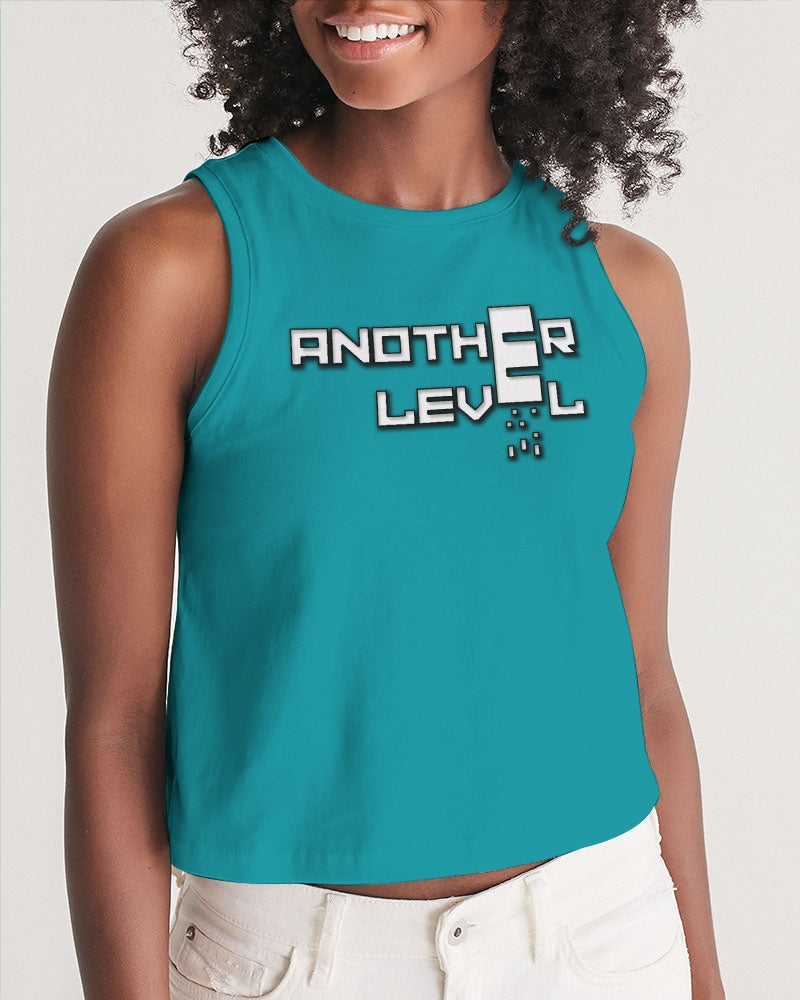 blue sky women's cropped tank