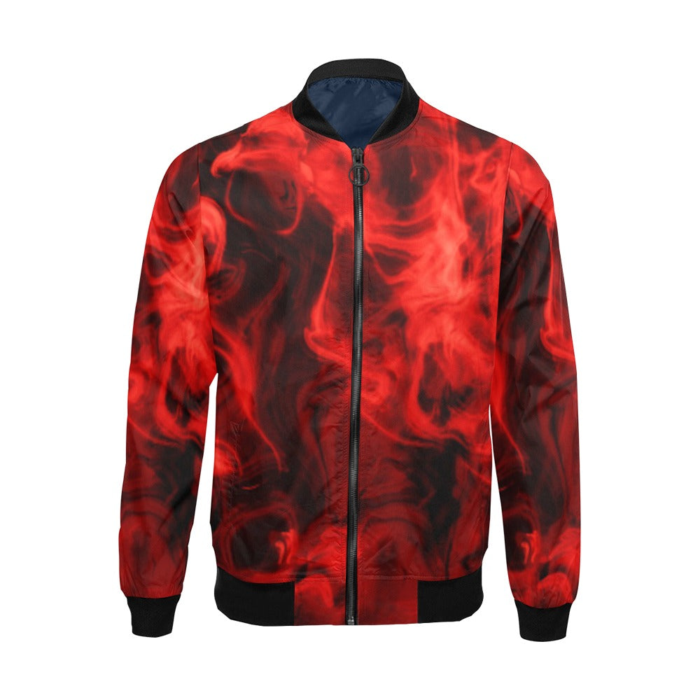 fz men's designer jacket men's all over print casual jacket (model h19)