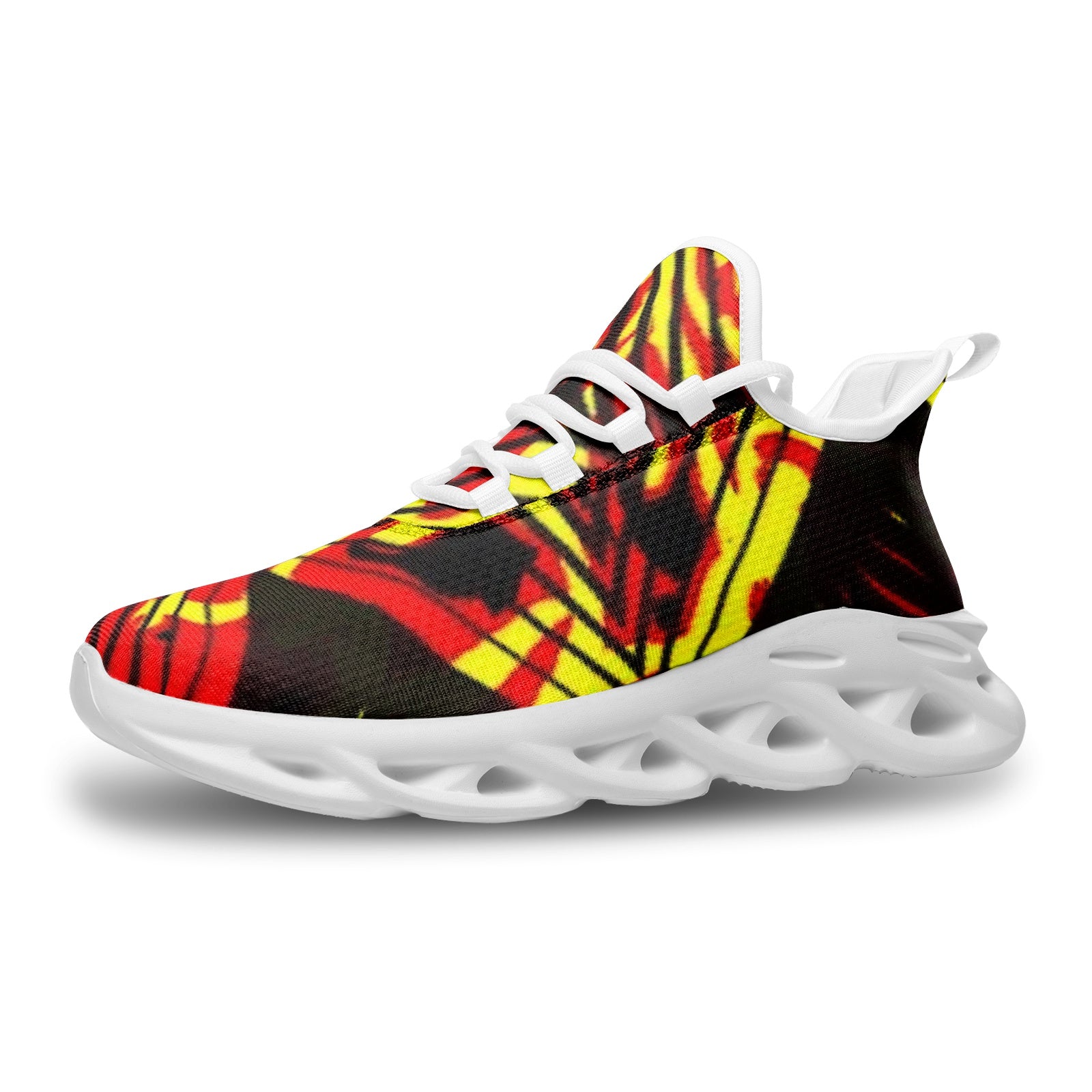 FZ African Print Unisex Bounce Mesh Knit Sneakers - FZwear