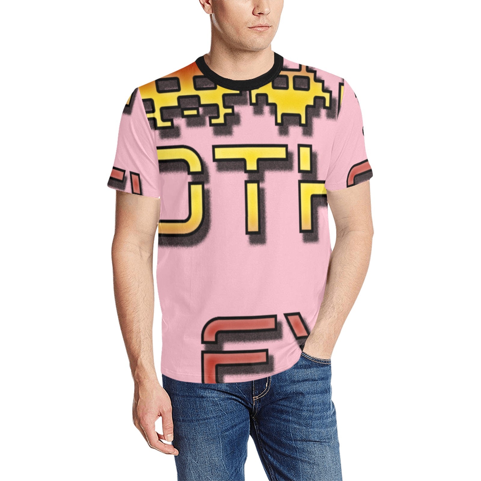 fz men's all-over tee with logo