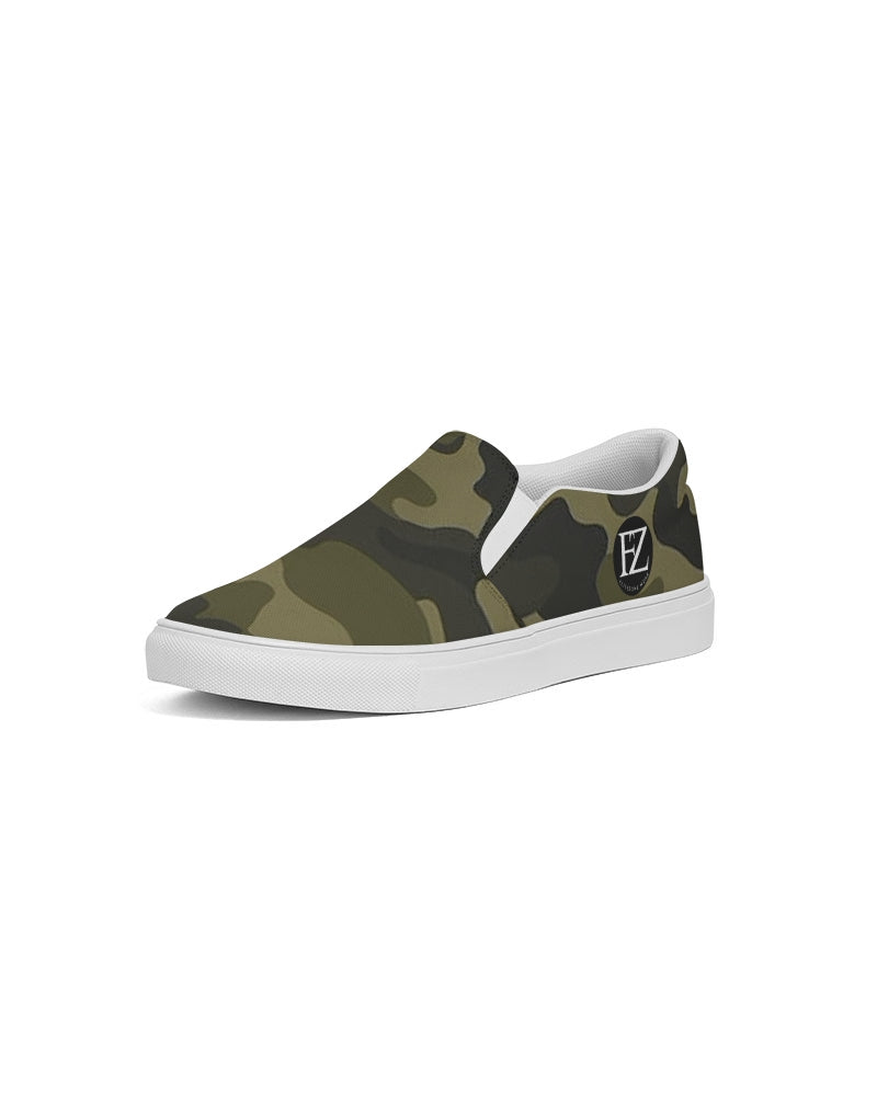 darker shade men's slip-on canvas shoe