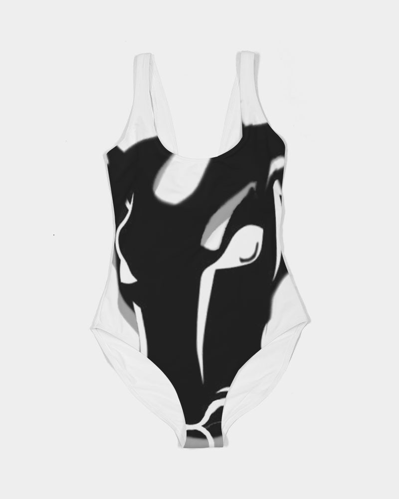 the white bull women's one-piece swimsuit