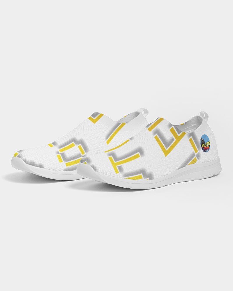 white zone upgraded women's slip-on flyknit shoe