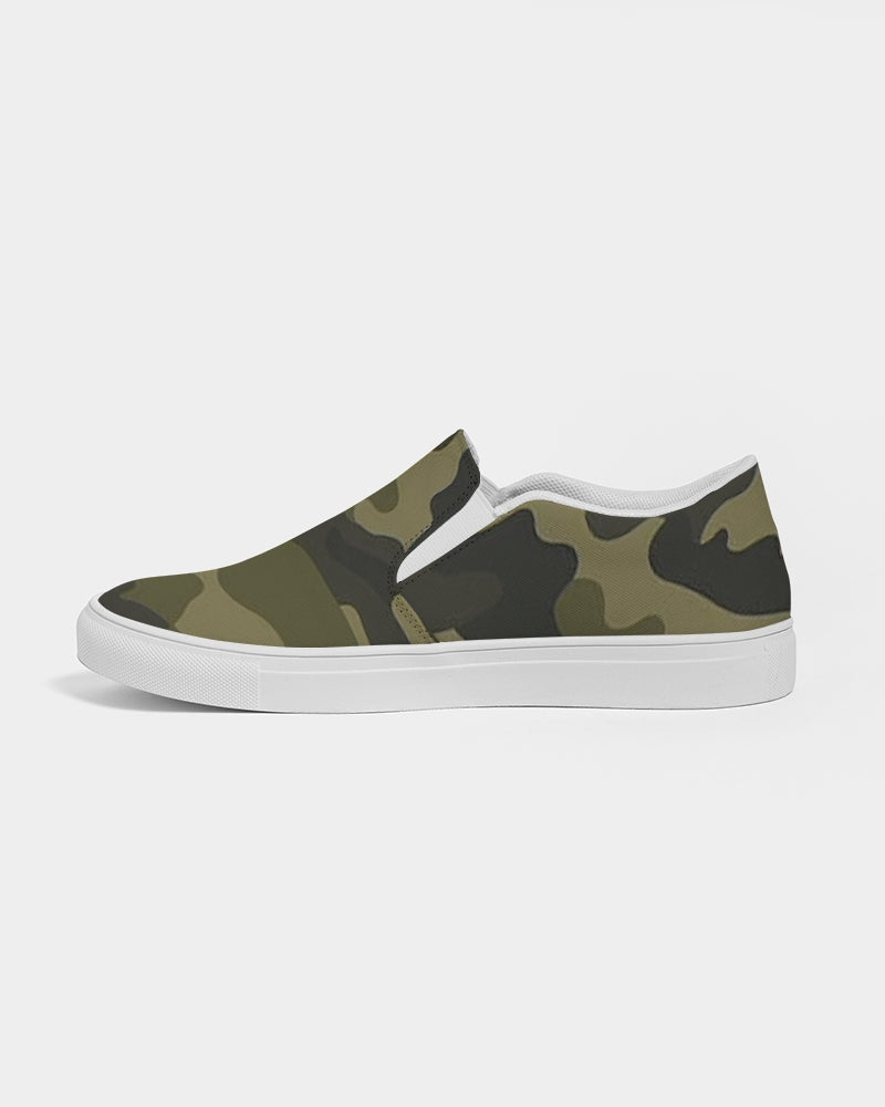darker shade men's slip-on canvas shoe