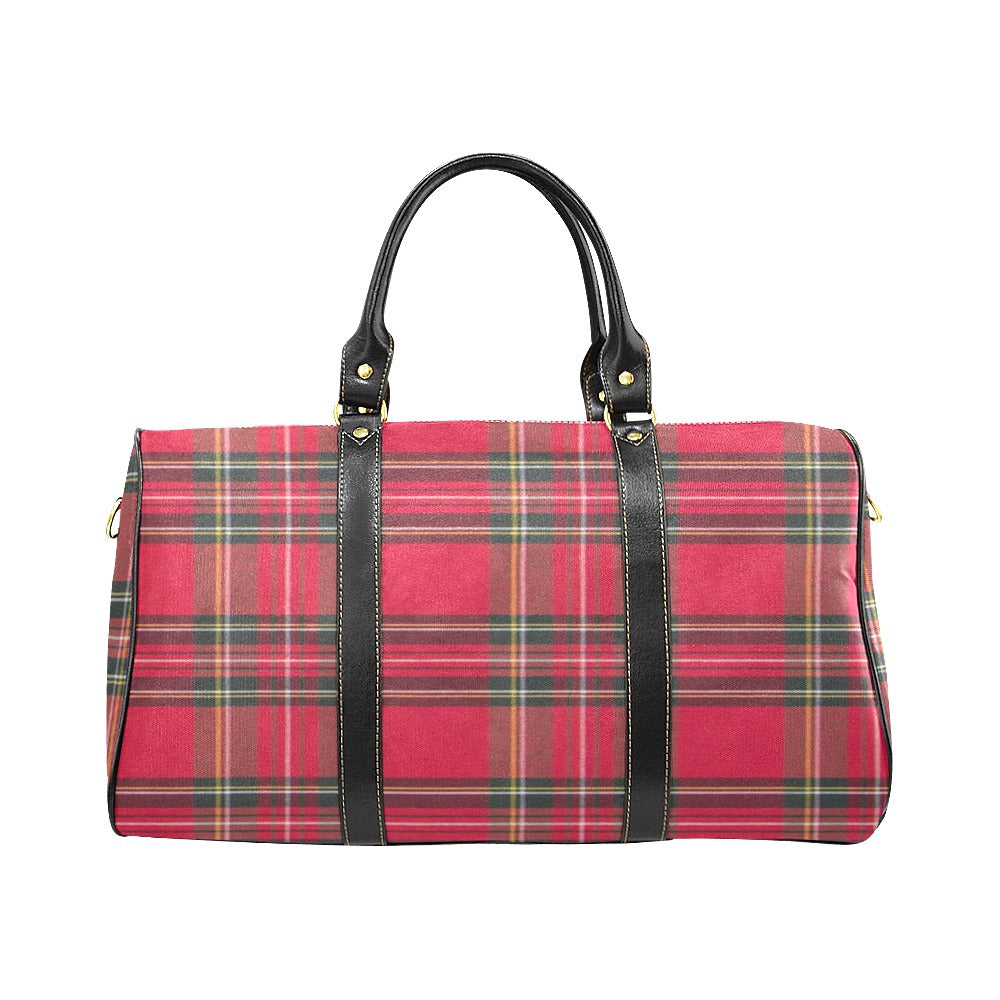 fz plaid travel bag
