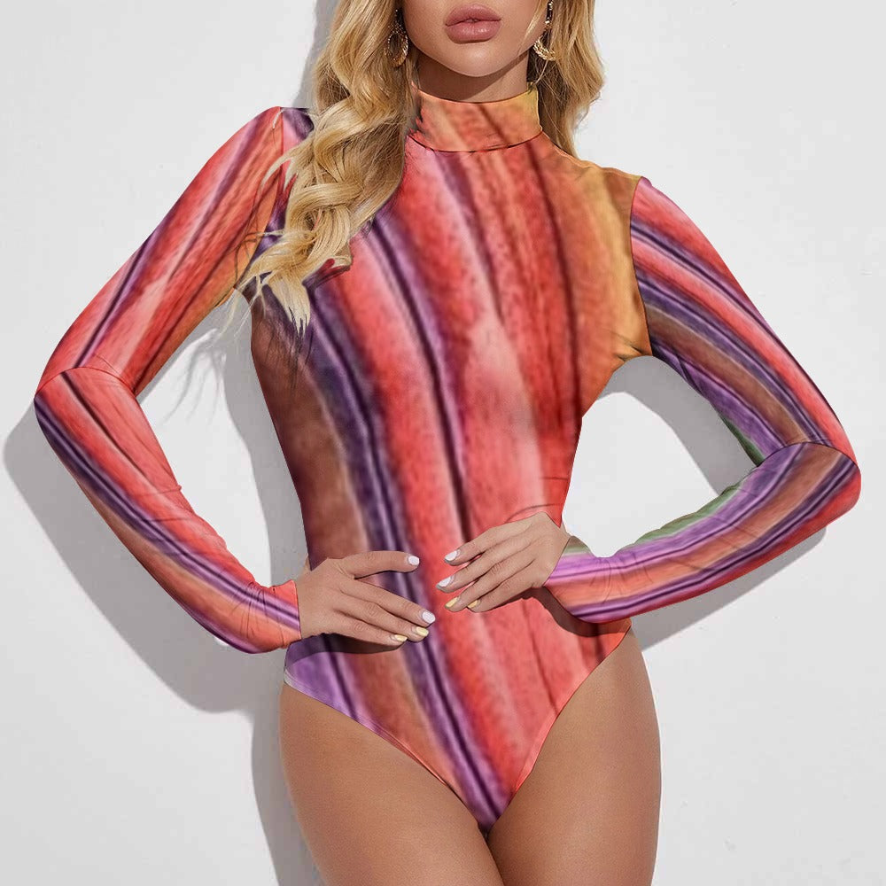 FZ Women's Turtleneck Long Sleeve Bodysuit - FZwear