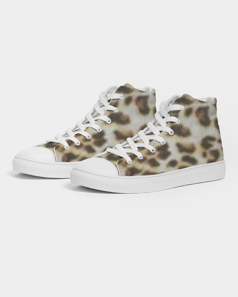 fz leopard zone men's hightop canvas shoe