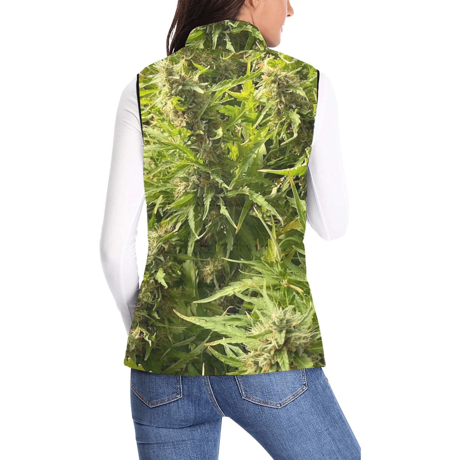FZ Women's Puff Jacket Weed Vest - FZwear