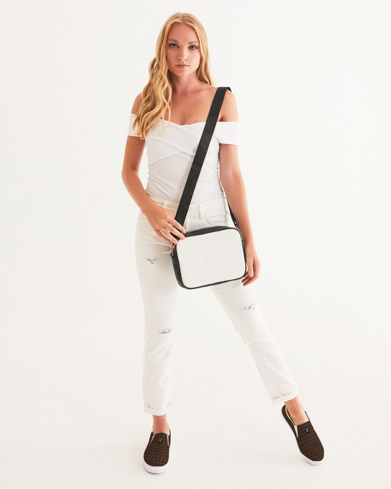 fz plaid women's slip-on canvas shoe