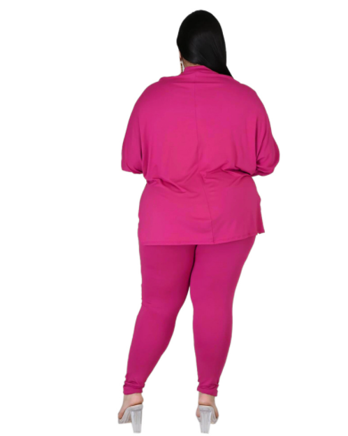 FZ Women's Plus Size Split Long-Sleeved Pants Suit - FZwear