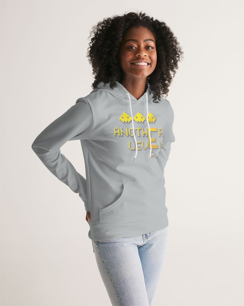 flying grey women's hoodie