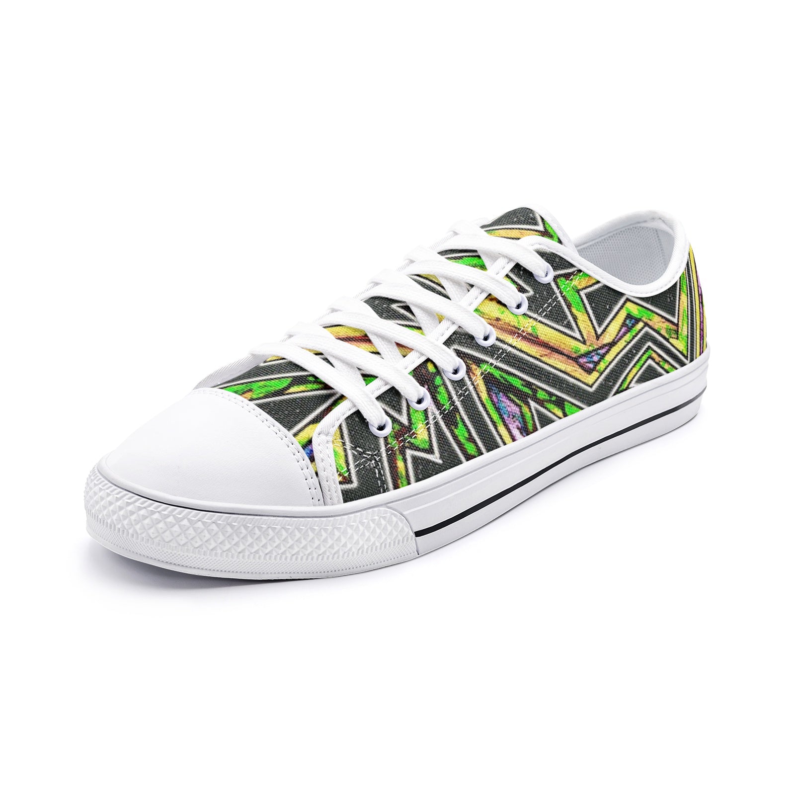 FZ African Print Unisex Low Top Canvas Shoes - FZwear