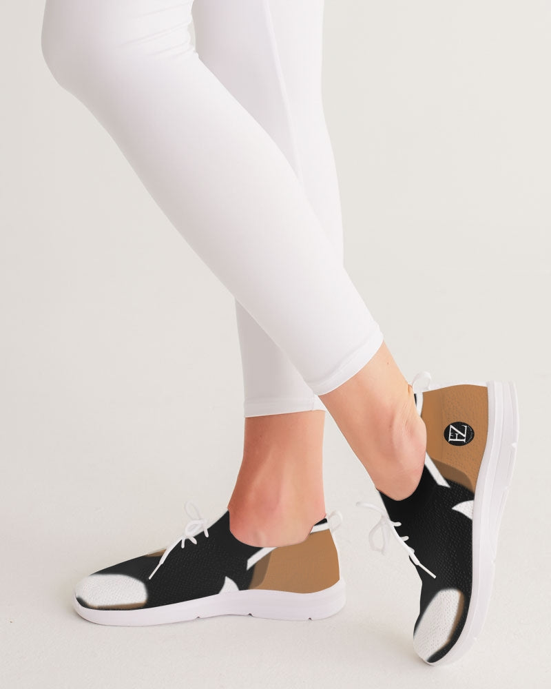 tan flite women's lace up flyknit shoe