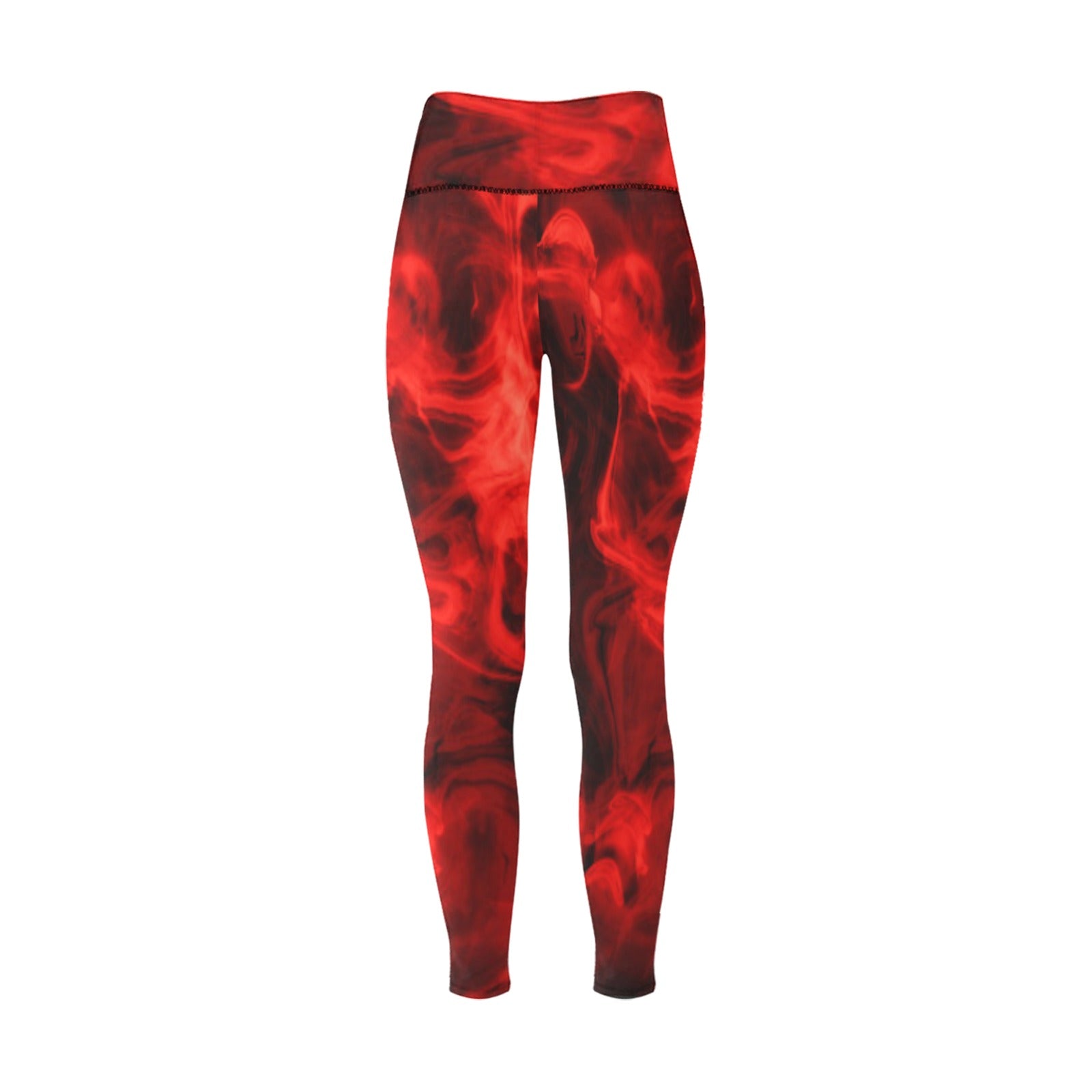 fz women's designer leggings - abstract women's high-waisted leggings (model l36)