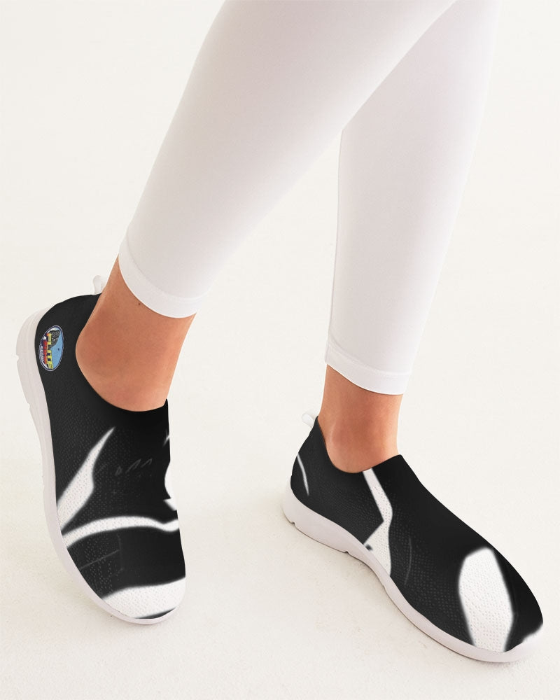 black zone women's slip-on flyknit shoe