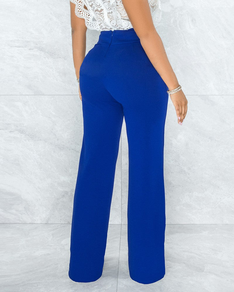 FZ Women's High Waist Straight Leg Pants - FZwear