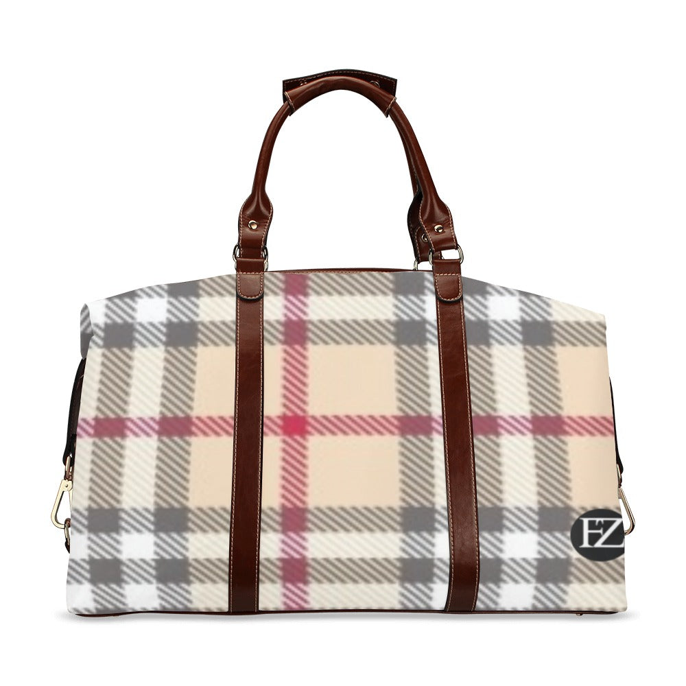 fz plaid travel bag