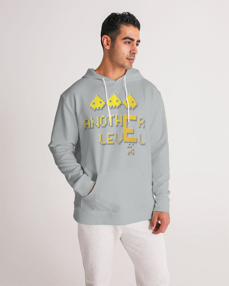 flying grey men's hoodie