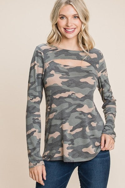 fz women's camo top