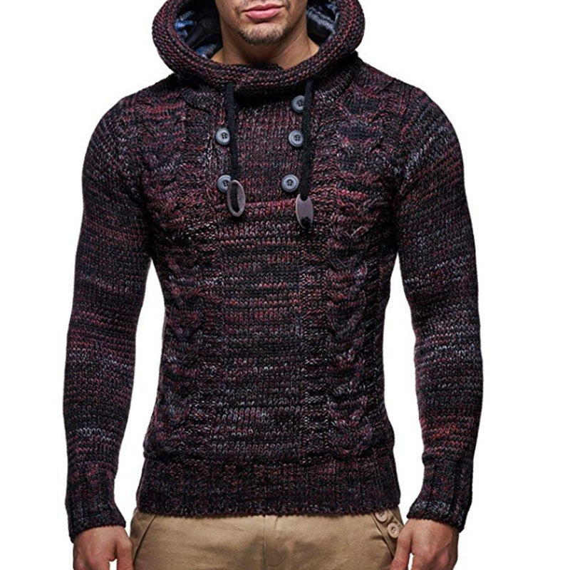 FZ Men's casual pullover warm long sleeve sweater - FZwear